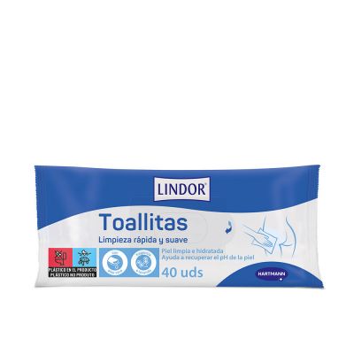 LINDOR lingettes humides 40 unités