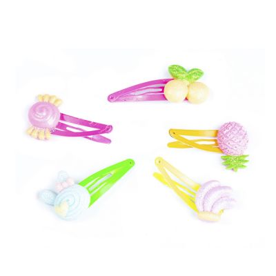 Clip con ornamenti di frutta 4,5 cm 5 U