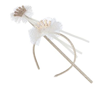 BANDEAU ET BAGUETTE COURONNE LOT 2 pcs