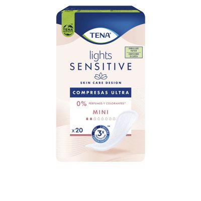 TENA LIGHTS mini compresses ultra sensibles 20 u
