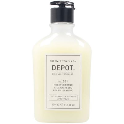 Barba e baffi Nº501 Shampoo a barba idratante e chiarificante 250 ml