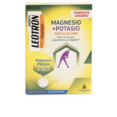ENERGY MAGNESIUM + POTASSIUM comprimés effervescents triple action #Orange 54 u