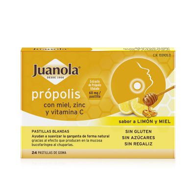 PROPOLIS #Gommes au miel et citron 24u