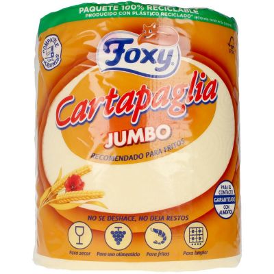 CARTAPAGLIA JUMBO papier de cuisine spécial frit 60 mètres 1 unité