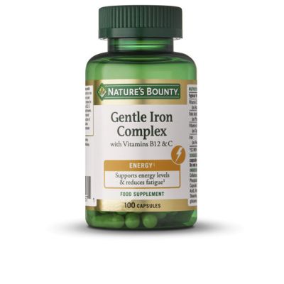 COMPLEXE DOUX DE FER à la vitamine C & B12 100 gélules