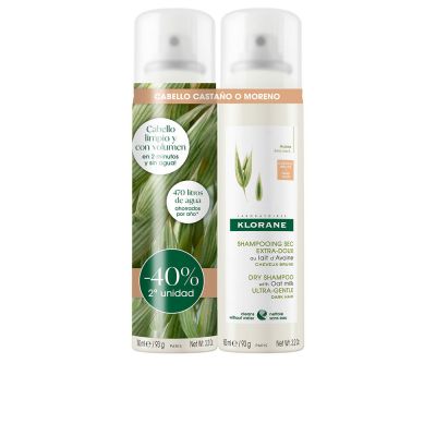 HAFERMILCH EXTRA WEICHES BRAUN/BRAUNES TROCKENSHAMPOO LOT 2 x 150 ml