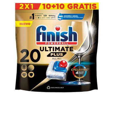 FINISH POWERBALL ULTIMATE PLUS Spülmaschine 20 Tabletten