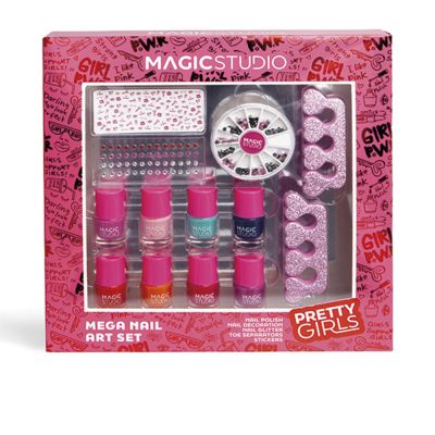 PRETTY GIRLS MEGA NAIL ART LOT 13-tlg