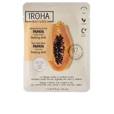 Papaya peeling aha maschera facciale tisú 1 u