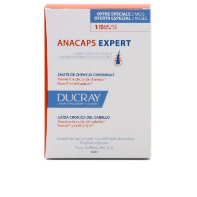 ANACAPS EXPERT supplément chute de cheveux réactionnelle 90 gélules