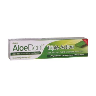 AloeDent Dentifrice Triple Action au Fluor 100ml Optima
