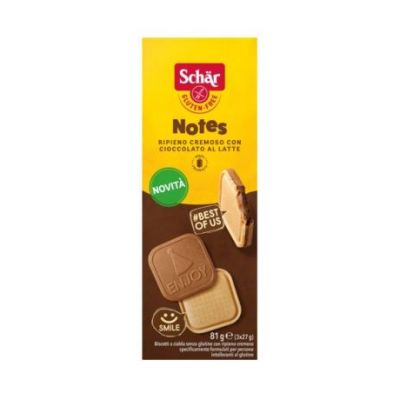 Notes Gluten-Free Cookies 3x27g Schar