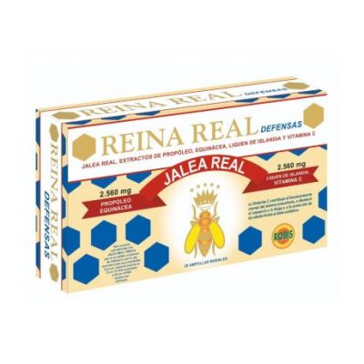Royal Queen defenses Royal Jelly Gluten Free 20 Vials Robis