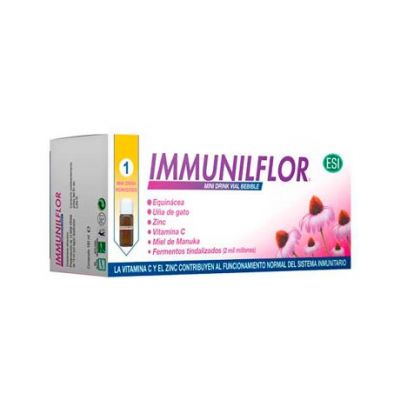 Immuniflor Mini Drink defensas SinGluten 12 Viales Trepat-Diet-Esi