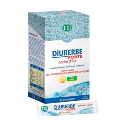Diurerbe Forte Pocket Drink Limon SinGluten Vegan 24 Sobres Trepat-Diet-Esi