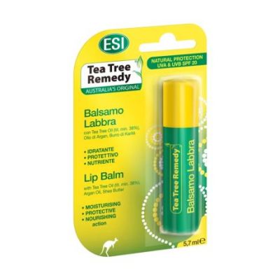 Balsamo per labbra all'albero del tè 5,7 ml Trepat-Diet-Esi