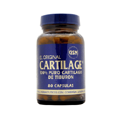 Cartilage Puro Cartilago de Tiburon Capsulas 740Mg 80caps G.S.N.