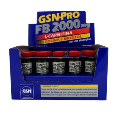 Pro Fb 2000Mg L-Carnitina 20 Vialesx30ml G.S.N.