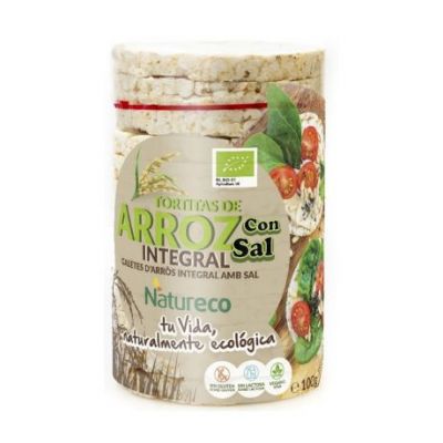 Brown Rice Pancakes with Salt 100g Natureco