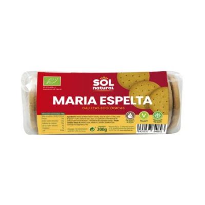 Biscotti Vegani Biologici Maria de Farro 200g Solnatural