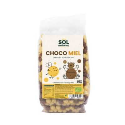 Organic Choco and Honey Cereal Balls 250g Solnatural