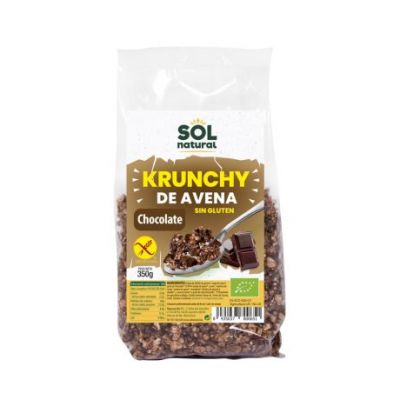 Krunchy Oatmeal Chocolate Gluten-Free Organic Muesli 350g Solnatural