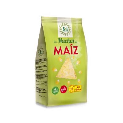 Nachos Maiz No Fritos SinGluten Bio Vegan 80g Solnatural