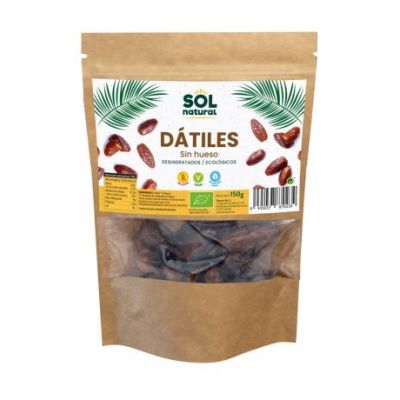 Organic Pitted Dates 150g Solnatural