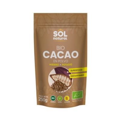Organic Raw Cocoa Powder Vegan 250g Solnatural