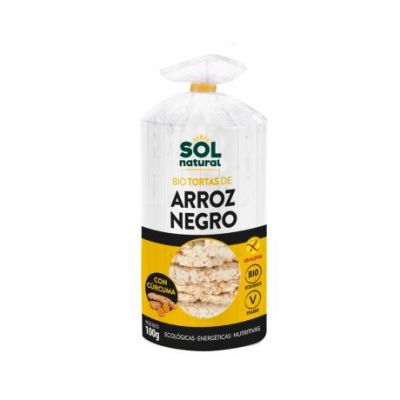 Black Rice and Turmeric Pancakes Gluten-Free Bio 100g Solnatural