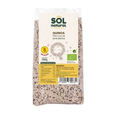 Organic Real Quinoa Tricolor Gluten Free 500g Solnatural