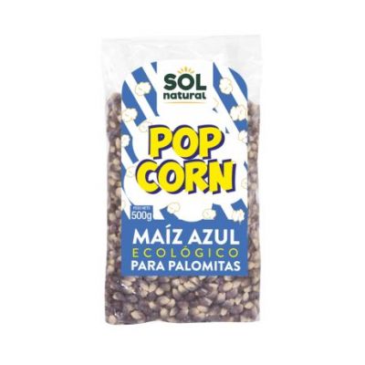 Mais Blu Bio Senza Glutine per Popcorn 500g Solnatural