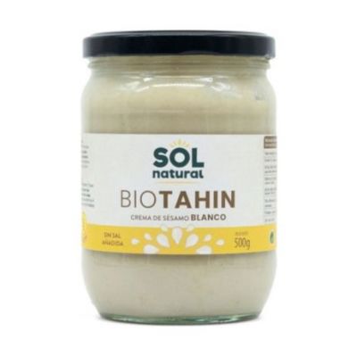 Crema di sesamo bianco bio Tahin 500g Solnatural