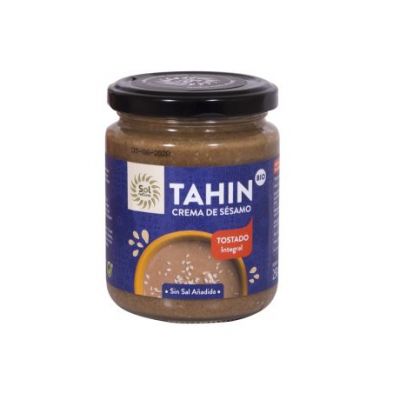 Crema di sesamo intero tostato biologico Tahin 250g Solnatural