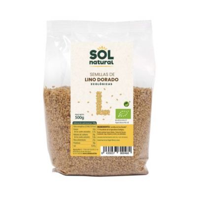 Semillas de Lino Dorado Bio 500g Solnatural