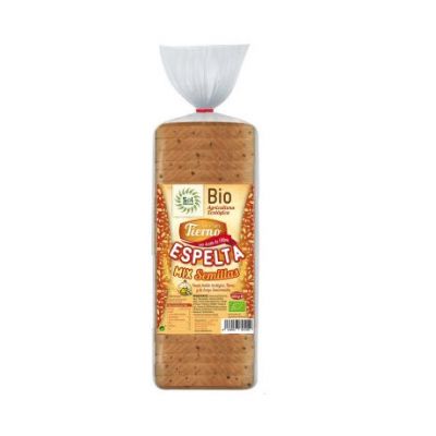 Pan de Molde de Espelta Mix Semillas Bio 8x400g Solnatural
