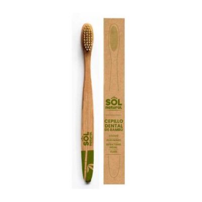 Bamboo Toothbrush for Adults Bio Vegan 1 unit Solnatural