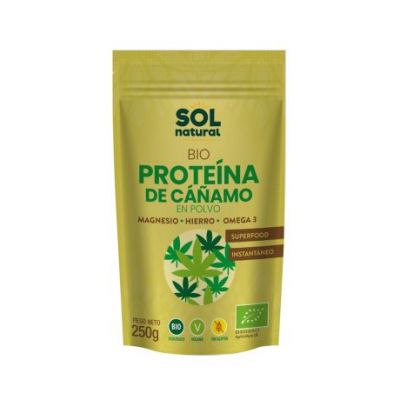 Bio Vegan Gluten-Free Hemp Protein 250g Solnatural