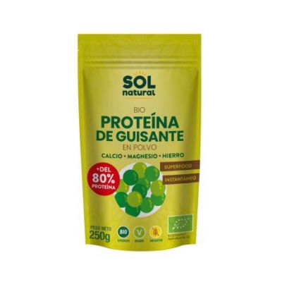 Proteina de Guisante SinGluten Bio Vegan 250g Solnatural