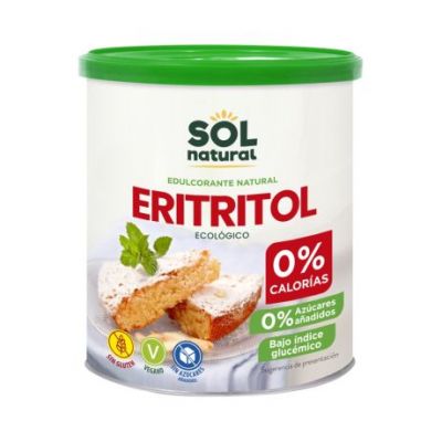 Erythritol Gluten Free Bio Vegan 500g Solnatural