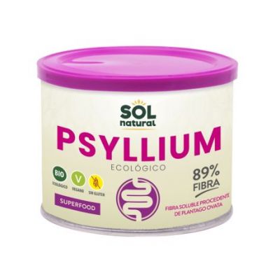 Psillio in Polvere Senza Glutine Bio Vegan 200g Solnatural
