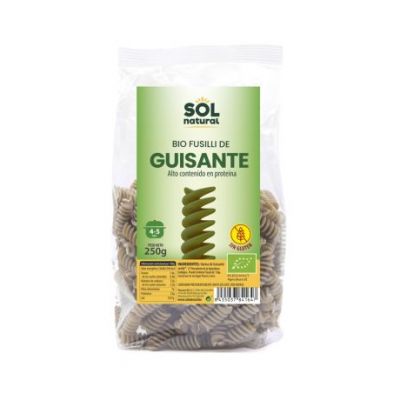 Bio Vegan Pea Fusilli 250g Solnatural