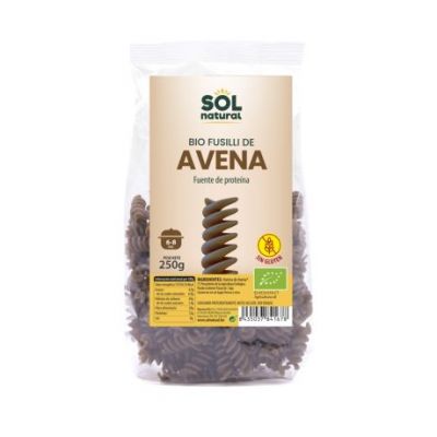Bio Fusilli de Avena Bio Vegan 250g Solnatural