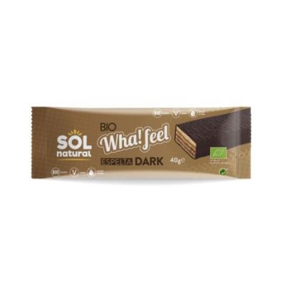 Wafer di farro ricoperti di cioccolato biologico 16x40g Solnatural