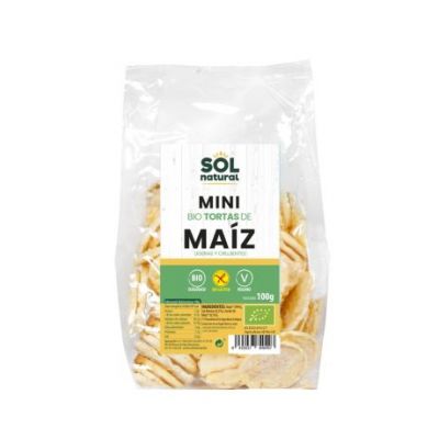 Bio Gluten-Free Mini Corn Pancakes 100g Solnatural