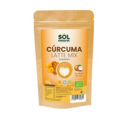 Curcuma Latte Mix Senza Glutine Vegano 200g Solnatural