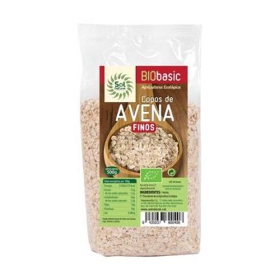 Copos Avena Finos Eco 500g Solnatural