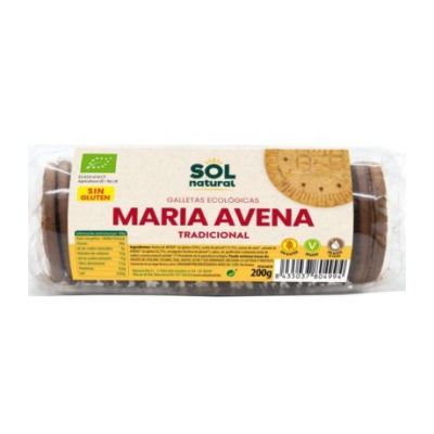 Biscotto D'Avena Maria Senza Glutine Eco 200gr Solnatural