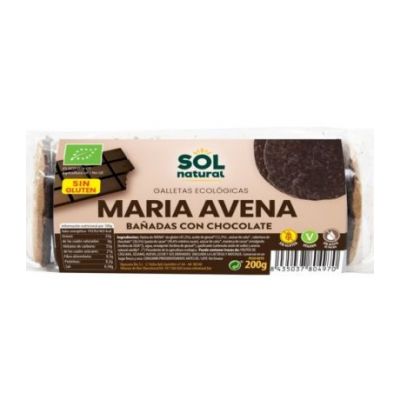 Maria Avena Biscotto Immerso Choco Eco Senza Glutine 200g Solnatural