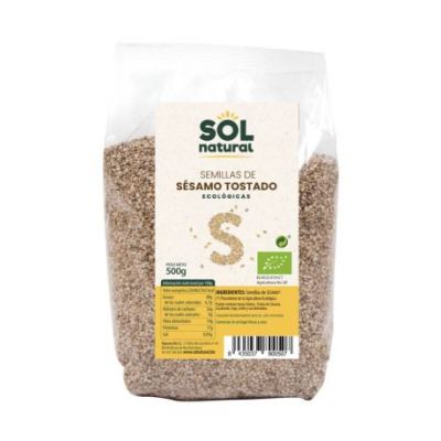 Semillas de Sesamo Tostado Bio 500g Solnatural